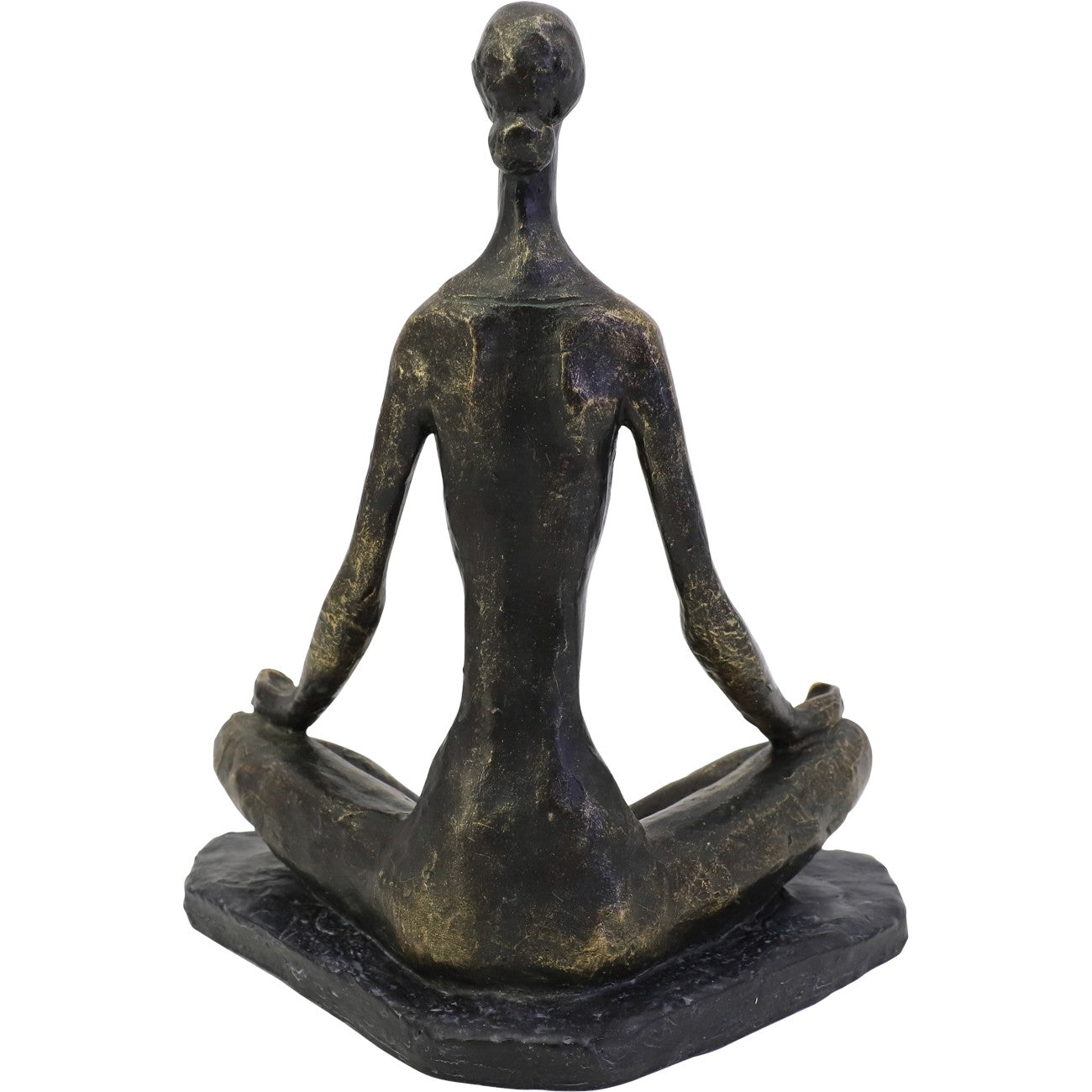 Antique Bronze Yoga Pose Sculpture